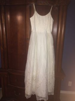 ILGWU vintage lace wedding dress