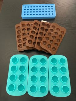 Silicone Chocolate and Candy Molds Set