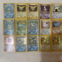 Pokémon Cards Holographic 1999 Wizards (READ DISC)!