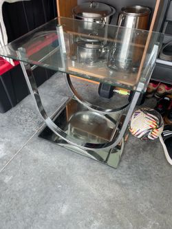 Glasstop table