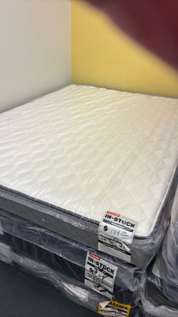 Queen mattress (new) $190