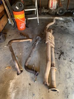 Parts Exust System Conplete Whit Flowmaster Come Whit Sensor