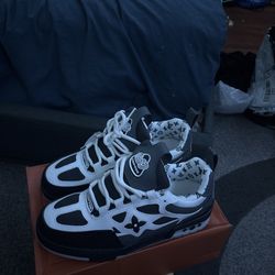 Loui Vuitton Skates Black And White Size 12/46