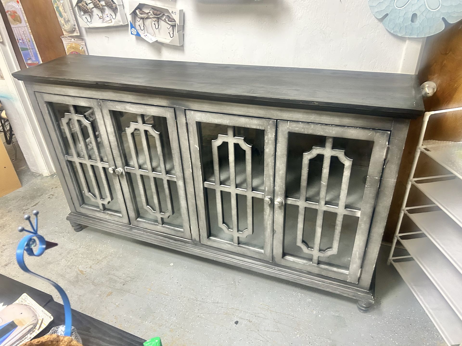 New rustic solid wood buffet