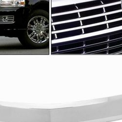 Chrome Hood Bezel For 07-14 Lincoln Navigator 