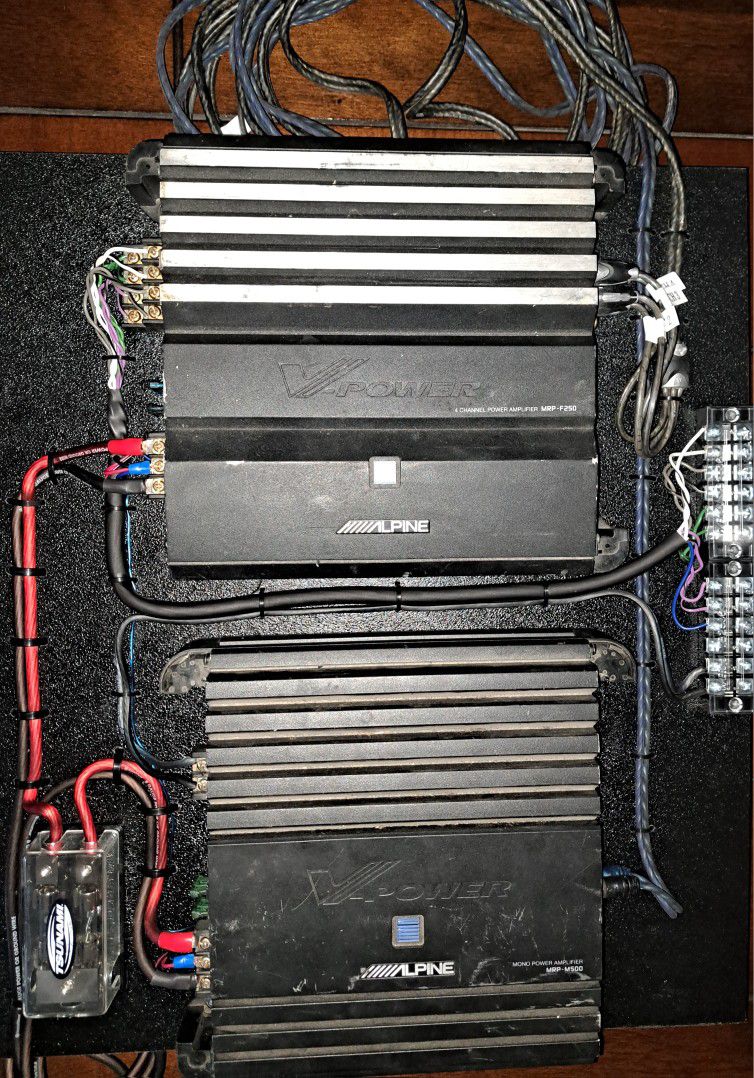ALPINE Amp Custom Car Amplifier Board Plug And Play