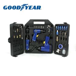GOODYEAR 50 Piece Air Tool Kit. with Blow Molded Carrying Case