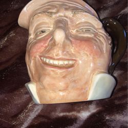 Vintage Royal Doulton D5789 Farmer John, Toby Mug Jug 3.25”