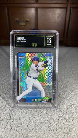Shohei Ohtani 2026 Topps Finest X-Fractor GMA 10