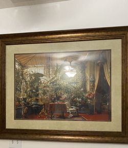 Pintura con su cuadro