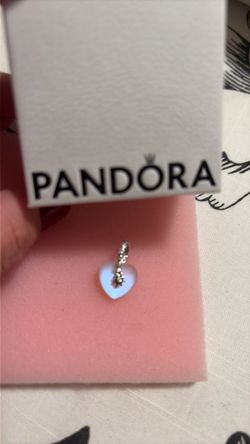 Pandora Blue heart shooting star charm
