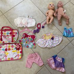 Baby Alive And Doll With Accessories 