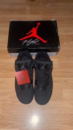 Air Jordan 4 Black Cat Sneakers with Box