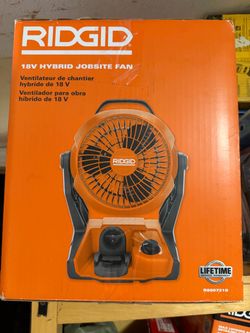 RIDGID 18V Hybrid Jobsite Fan R860721B