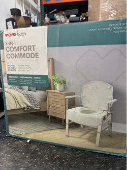 3-in-1 bedside commode