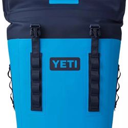 New YETI Hopper M12 Soft Backpack Cooler Big Wave Blue Model HOPPBPM12