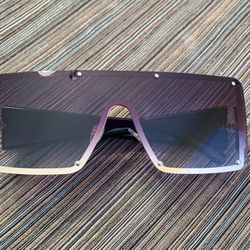 Oversized Women Luxury Sunglasses Purple 