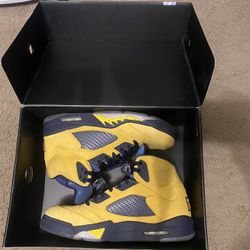 Jordan 5 Michigans 