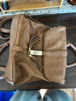 Brown Backpack