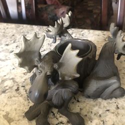 Moose Votive Candle Holder 