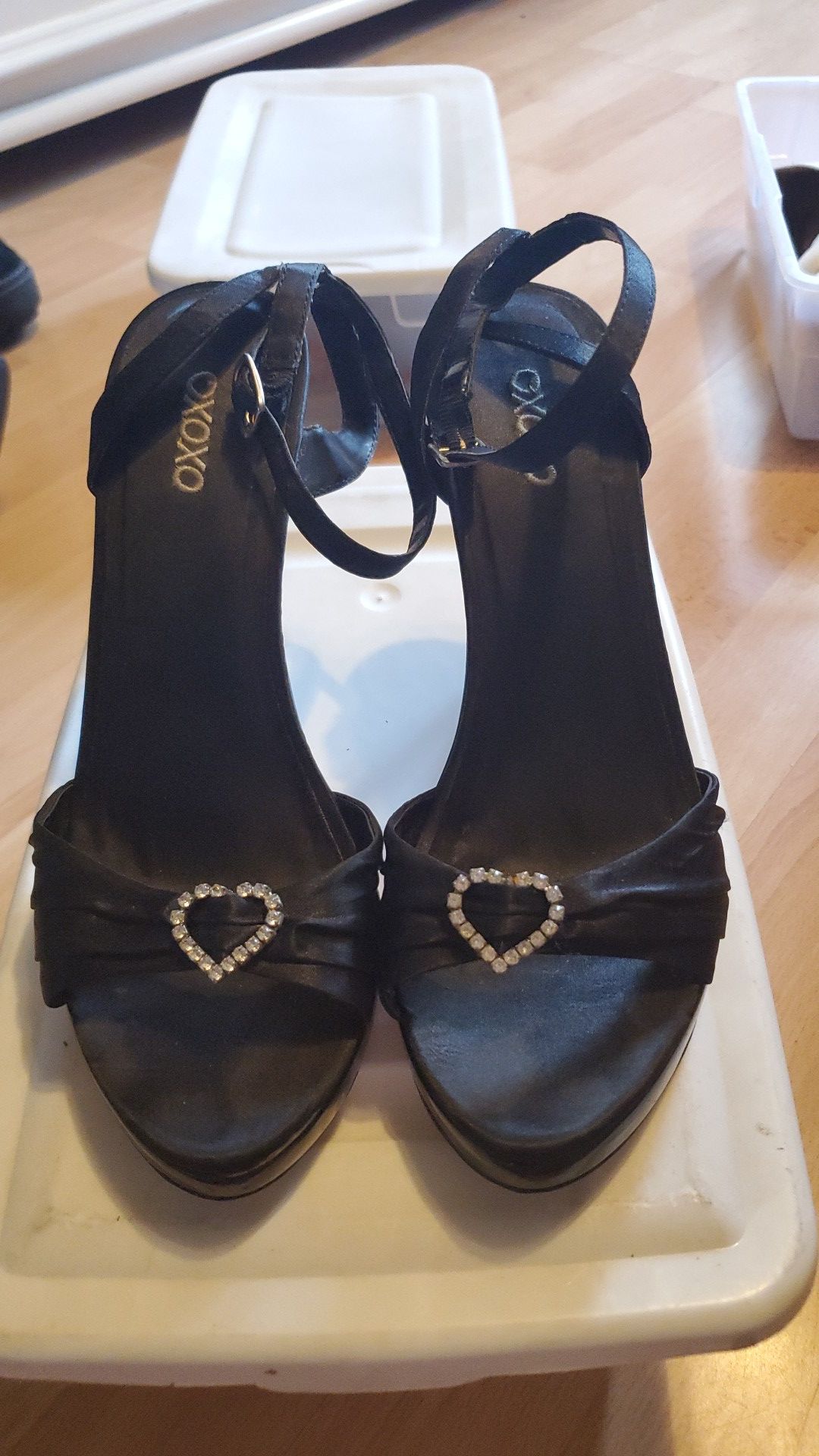 XOXO black heels
