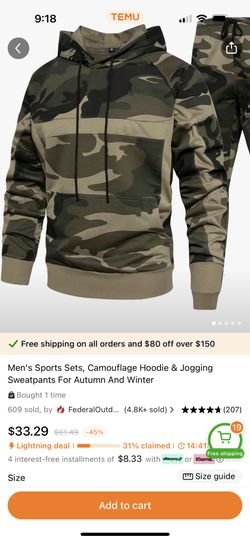 Camo Sweatsuit