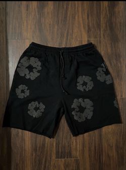 Denim Tear Shorts, Monochrome