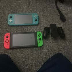 Nintendo Switch And Switch Light With controller Connecter And  Doc 