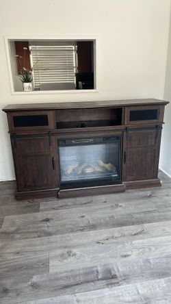 TV Firelplace Storage Stand 