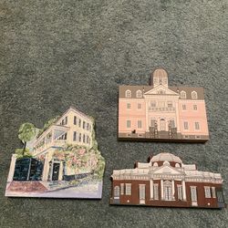 The Cats Meow Village Wooden Houses Buildings