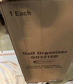 Metal Golf Organizer Brand New