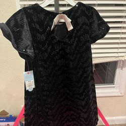 Girls Sequin Velvet Dress - Cat & Jack Size M 8
