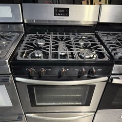 Frigidaire Stainless steel 5 burner range stove 