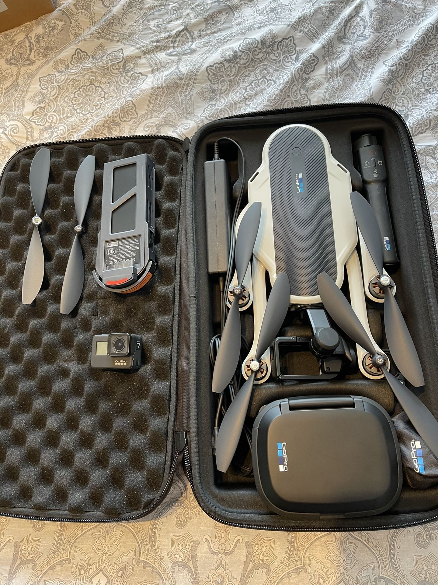 GoPro Hero 7, Karma drone, Gimbal, EXTRAS!!!!