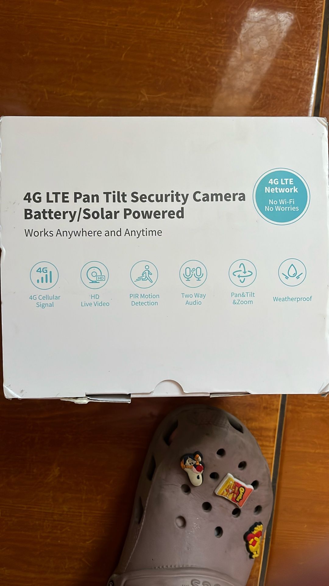 4G LTE Pan Tilt Security Camera Battery/ Solar Powered