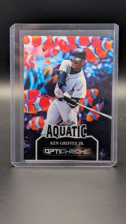 Ken Griffey Jr. Leaf Aquatic Optichrome 1/1 Pre-Production Proof Card