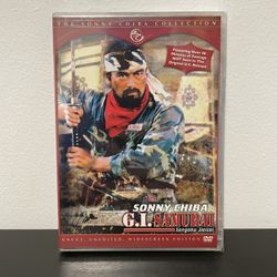 GI Samurai DVD Movie NEW SEALED Uncut Widescreen Edition Sonny Chiba Japan 1979