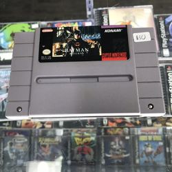 Batman Return Snes $30 Gamehogs 11am-7pm