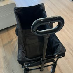 Multipurpose Folding Cube Cart (Black)