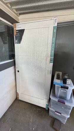 36 X 80 solid white door