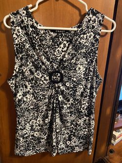 TWO SHORT SLEEVE LADIES TOPS - $10 EACH