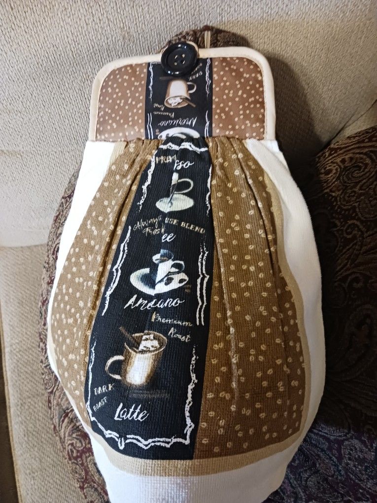 Handmade Dish Towel With Potholder 