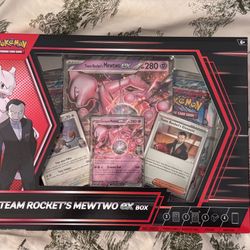 Pokemon - Team Rockets Mewtwo EX Box
