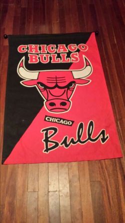 Chicago bulls fabric poster
