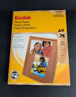 Kodak Gloss Photo Paper Pack was 25 Sheets 1 Used so 24 NEW