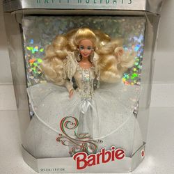 1992 Happy Holidays Special Edition Barbie Doll. 