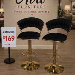 2black Barstools 
