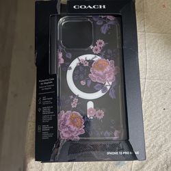 Coach iPhone 15 Pro Max Case