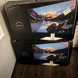 Bundle Of 2 Dell U2422H/U2422HX 24” Monitors + Accessories – Brand New 