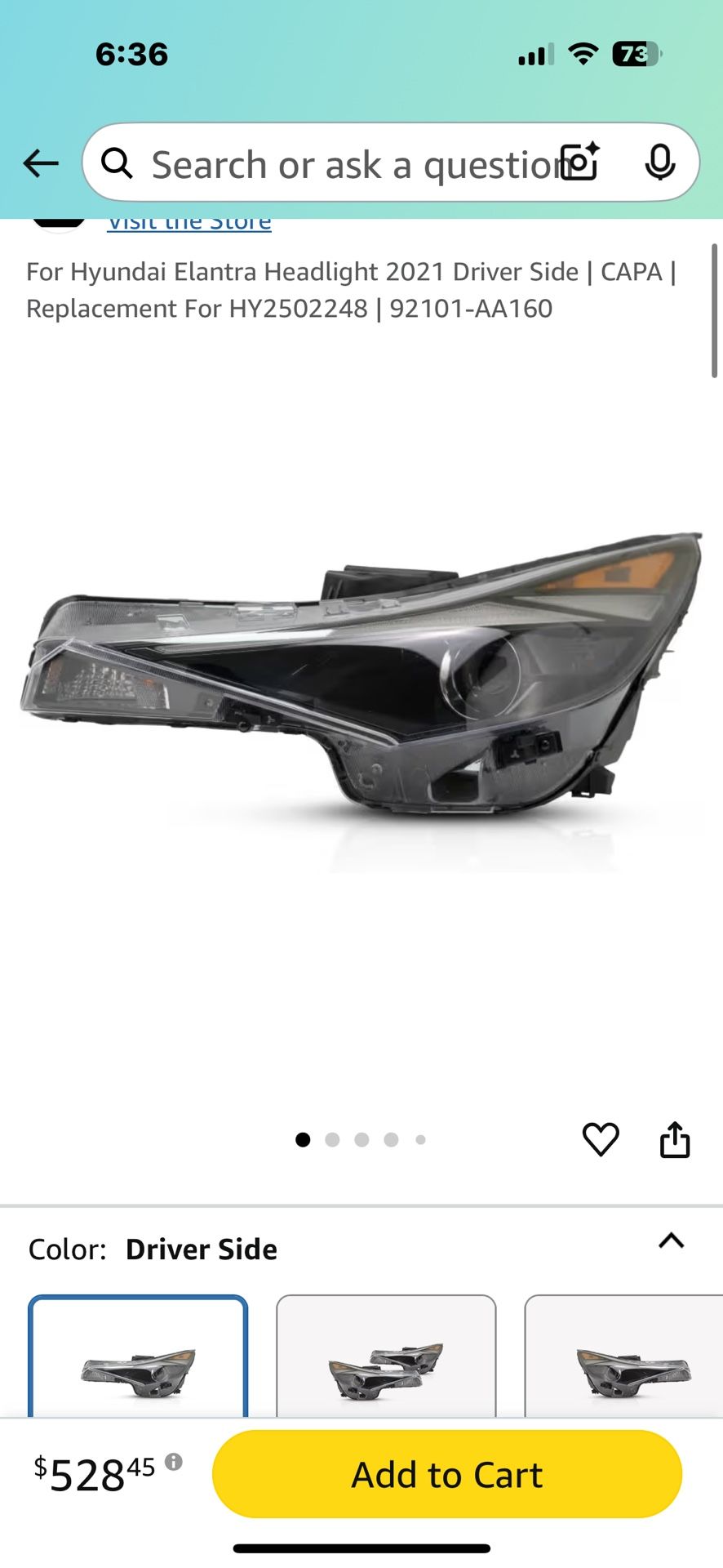 Headlight For Hyundai Elantra 2021